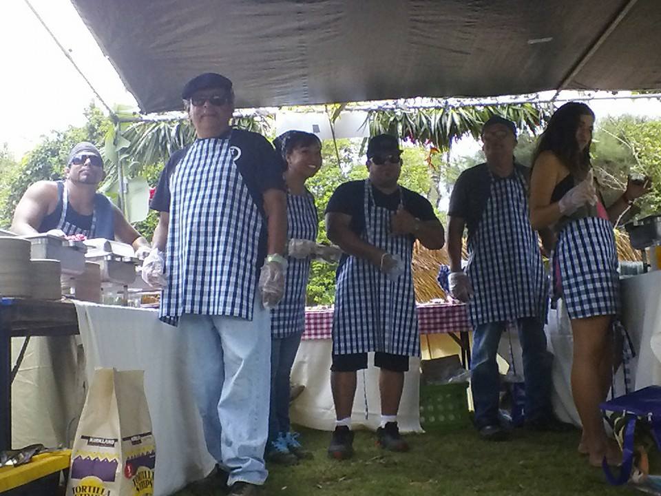 Paniolo Santa Maria BBQ catering setup
